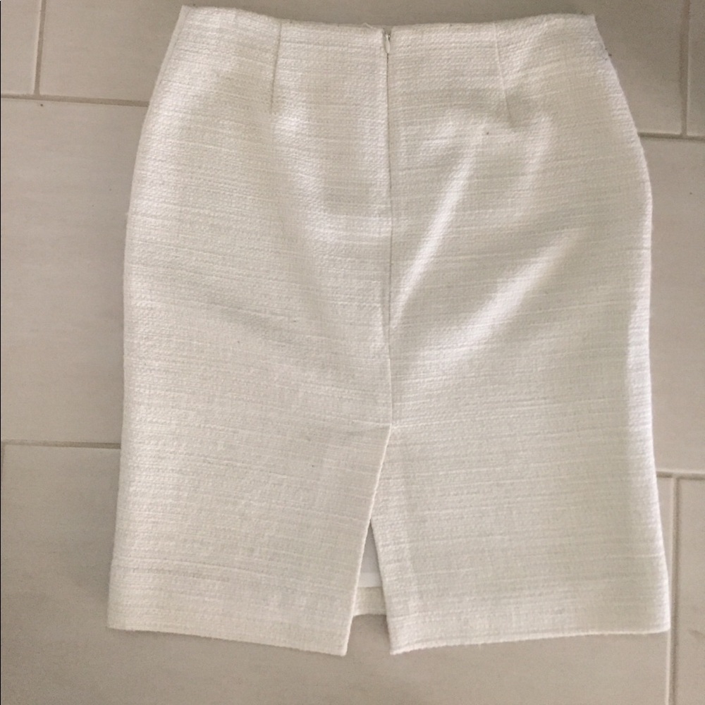 Theory White Pencil Skirt, Sz6, Like New, GORG expensive chic